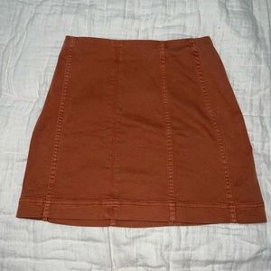 Wild fable rust color short skirt size 0